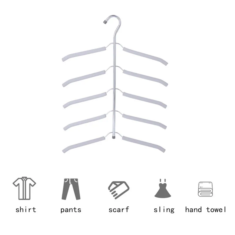 Многослойные вешалки для одежды, металлические вешалки для хранения одежды, вешалка для одежды, держатель для хранения одежды, сушилка для белья