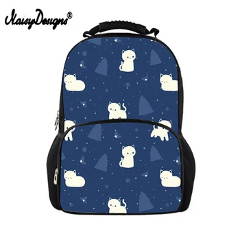 

Noisydesigns Large Kids 3D Animal Cat Pattern Backpack for School Children Women Print Travel Rucksack Teenager Girls Daypack