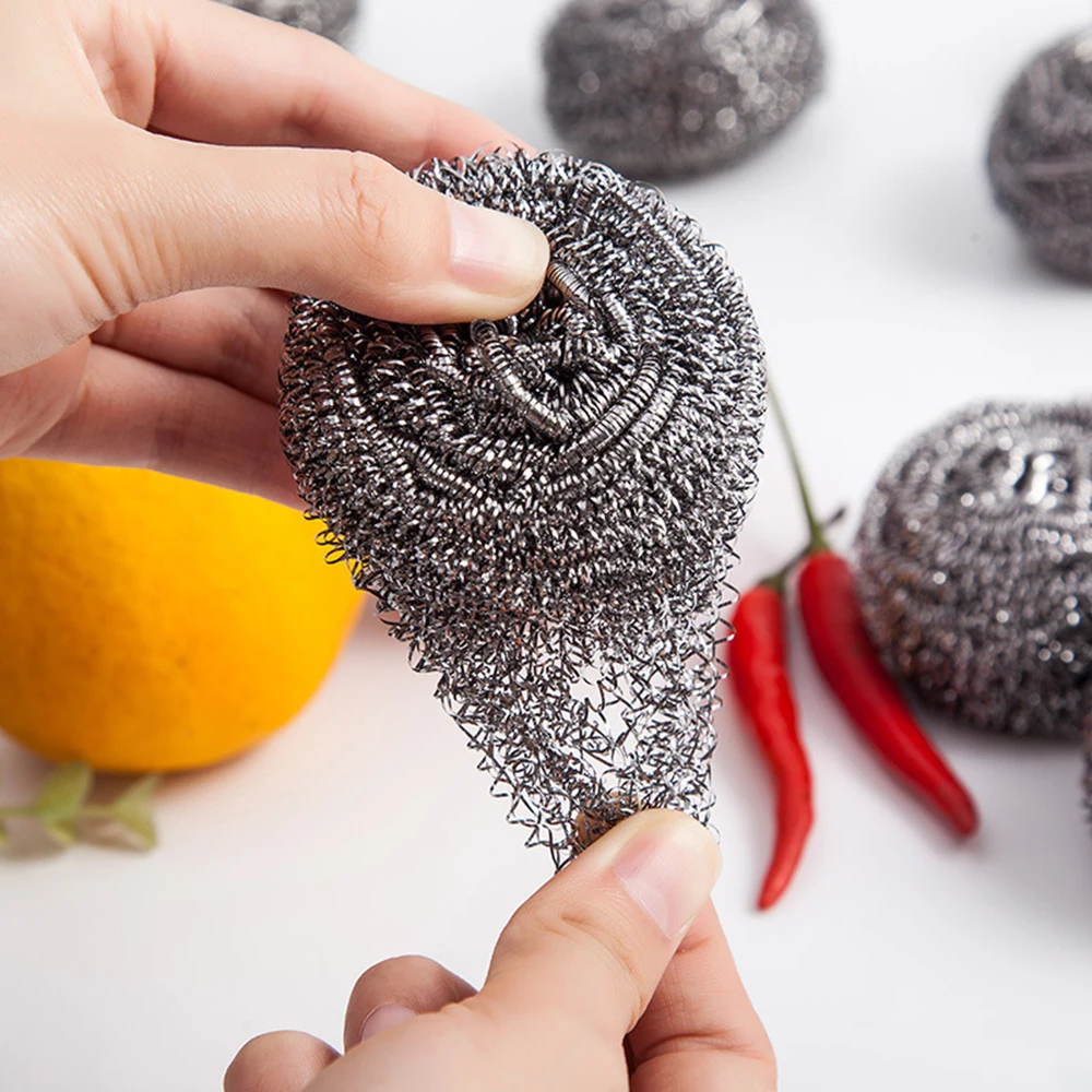 

12pcs Home kitchen with wire brush ball for dishwashing tool cleaning brush kitchen cleaning accessories high quality hot sale