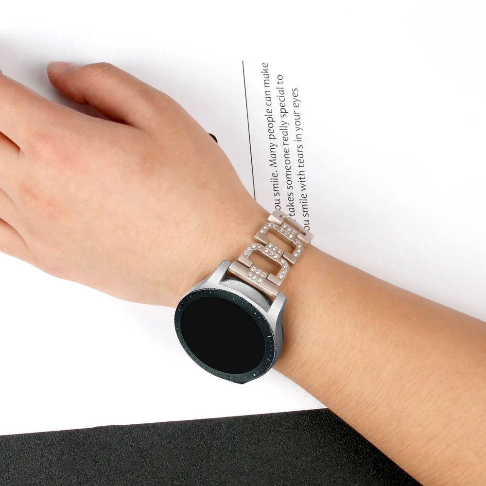 Сменный металлический кристалл ремешок для часов Ремешок для samsung Galaxy Watch(46 мм) SEPT