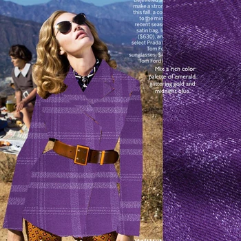 

Aristocratic style / high-end / double-layer composite / wool / twill / thickness of the fabric / jacket / large cloth
