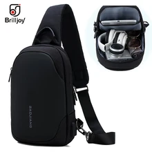 Новая сумка на плечо многофункциональная сумка через плечо мужская зарядка через usb нагрудная сумка для коротких поездок мессенджеры нагрудная Сумка водоотталкивающая Мужская