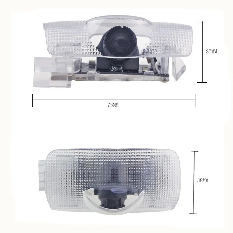 2 шт./лот Авто спортивный Автомобильный Дверной логотип теневой проектор светодиодный приветственный свет для Toyota Highlander CAMRY corolla Reize Crown Prado