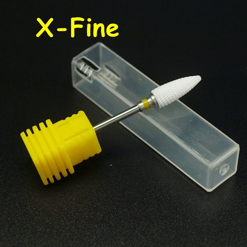 Nail Drill Bits Ceramic Nozzle Nail Art Drill Bit Mill Cutter For Nail Electric Drill Manicure Machine Device Accessory Remove Acrylic polish