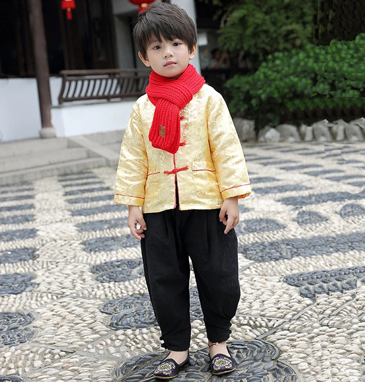 Dragon Baby Boys Coat Tang Suit China Garments Dress Costumes Boy