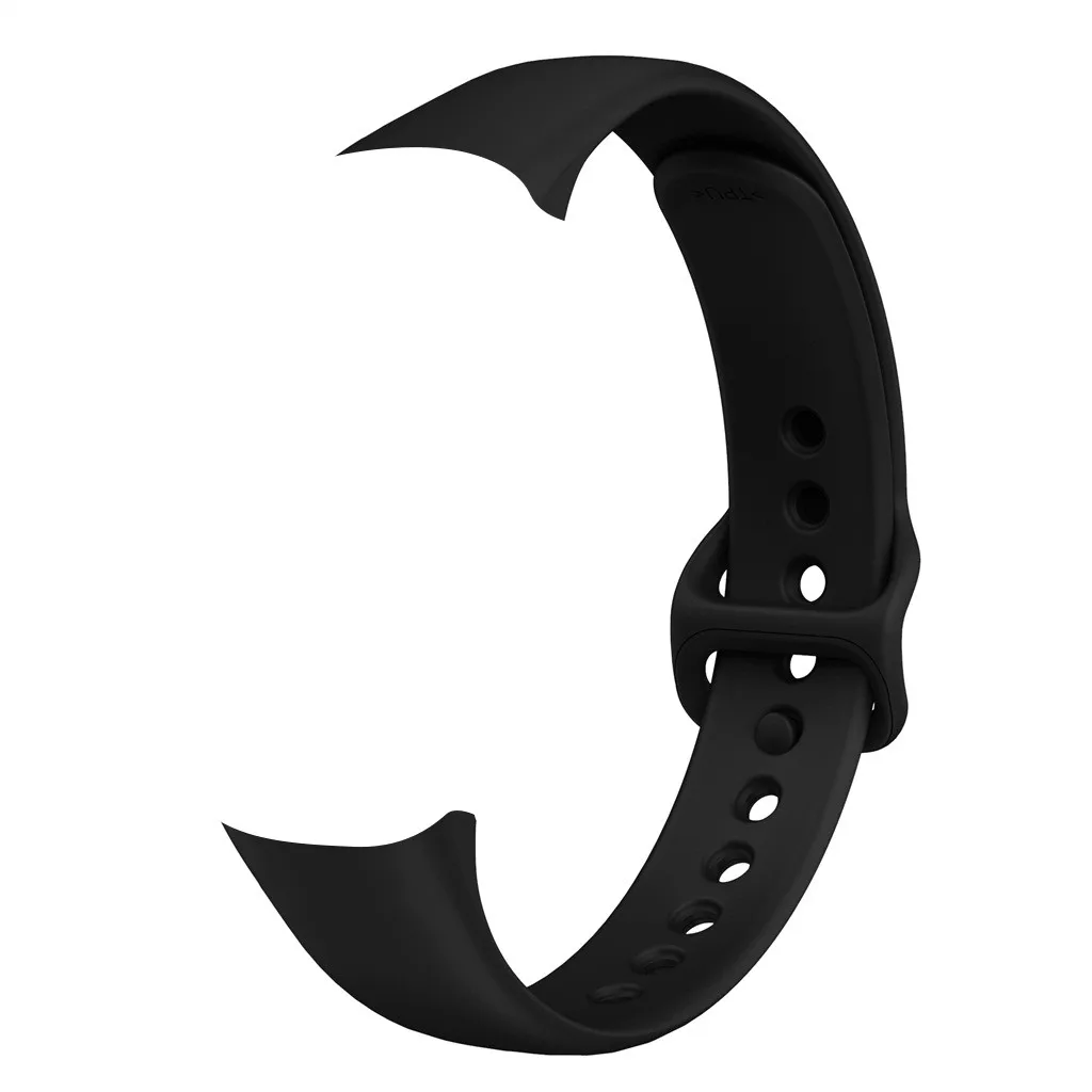 Ремешок на запястье мягкий силиконовый браслет для samsung Galaxy fit Смарт-часы замена для мужчин t Band спортивные роскошные женские мужские часы ремешок 19Je21