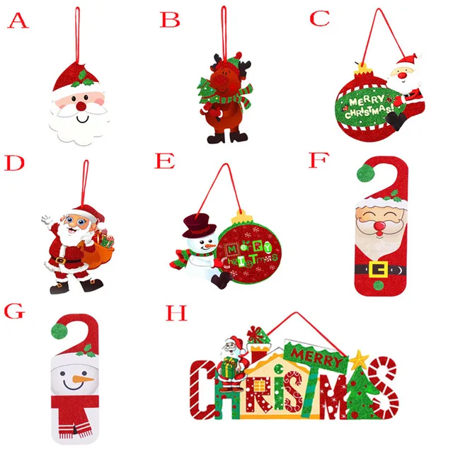 3D Romantic Xmas String Hanging Charm Party Decoration Christmas 3D Romantic Xmas String Hanging Charm Party Decoration Christmas Tree Ornament Wholesale Free Shipping 4RC26 - 3D Romantic Xmas String Hanging Charm Party Decoration Christmas