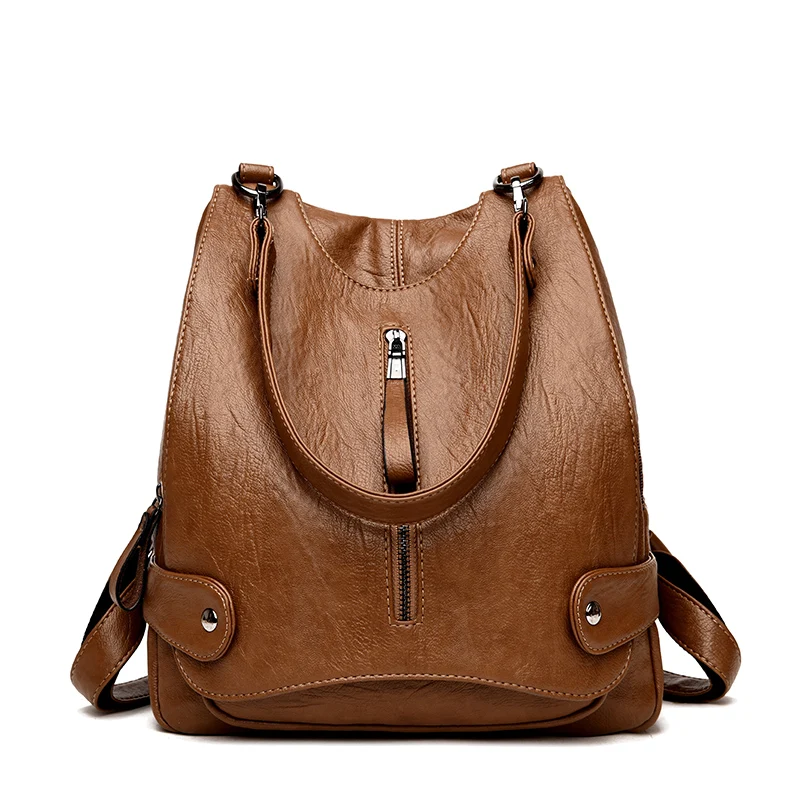 

Cloth Shake Vintage Design Women Backpack For Teenage Girls School Bags Winter Brand Multifunction Practical Shoulder Bag