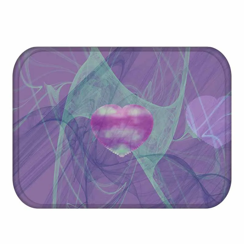 Door Mat Flannel Plush Abstract Style Indoor Doormat Non Slip Door Floor Mats Carpet Area Rugs Decor Porch Doormat Tapete