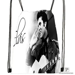 Custom Elvis Presley Tutte @ 092 походная сумка на шнурке Cute Daypack Kids Satchel (черная спинка) 31x40 cm #180531-03-30