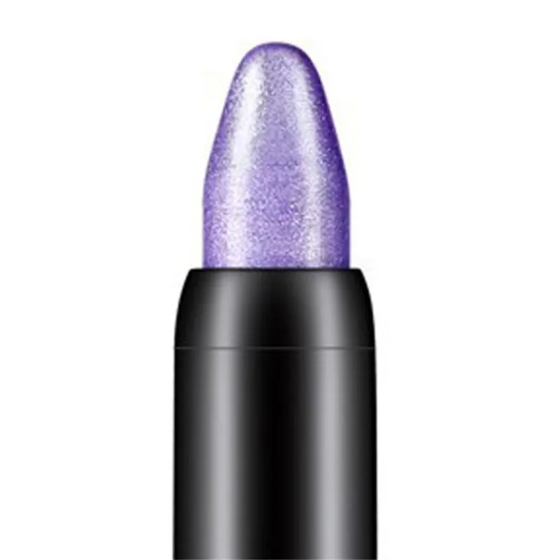 1 шт. хайлайтер тени для век водонепроницаемый карандаш натуральный легко носить долговечный светящийся Блестящий теней набор для подводки - Цвет: Purple 9