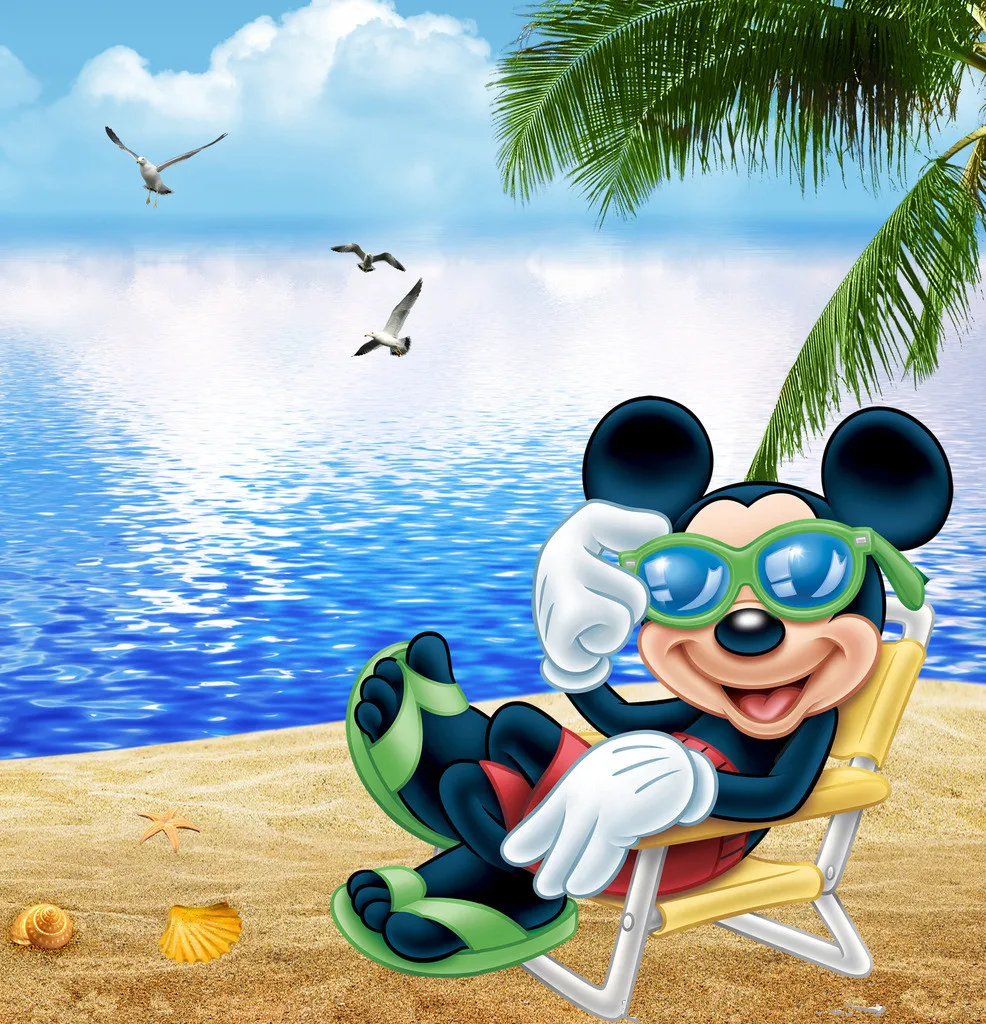 

SHENGYONGBAO Mickey Mouse theme Vinyl Custom Photography Backdrops Prop Studio Background NMLS-1003