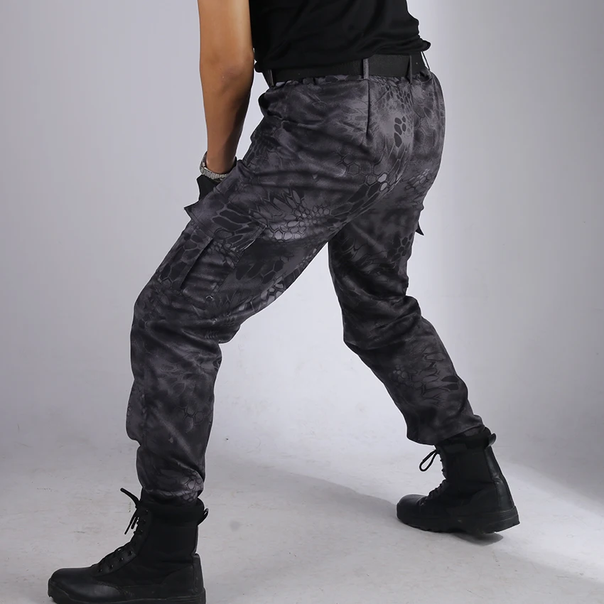 Military Uniform Tactical Pants Men Combat Multicam Pant Tatico Clothing Uniforme Militar Black Pyt