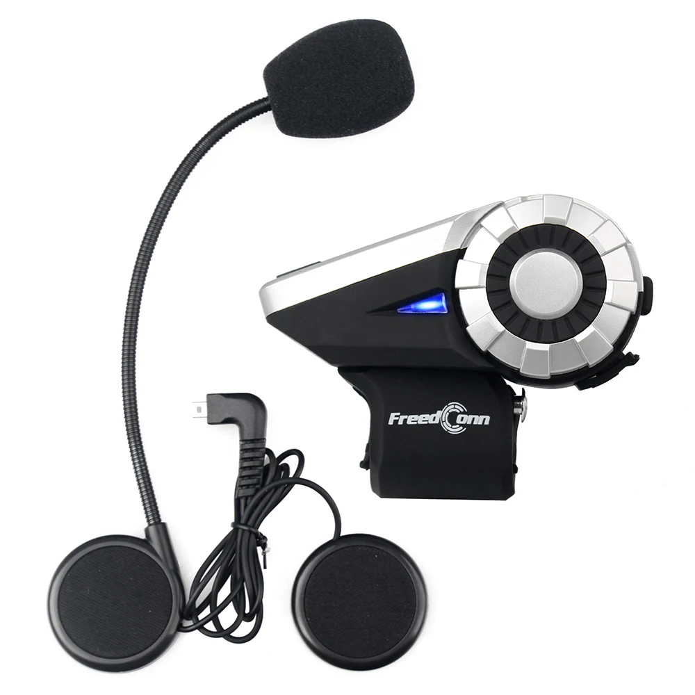 Переговорная гарнитура Freedconn T Rex 1500 м 8 полосная BT fm радио Bluetooth для шлема
