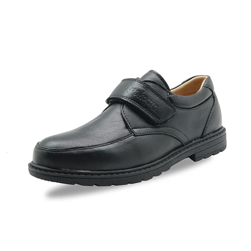 Apakowa/Классическая повседневная кожаная обувь для мальчиков; школьная форма для маленьких детей; модельные туфли; черные Лоферы для детей - Цвет: GD2019-6