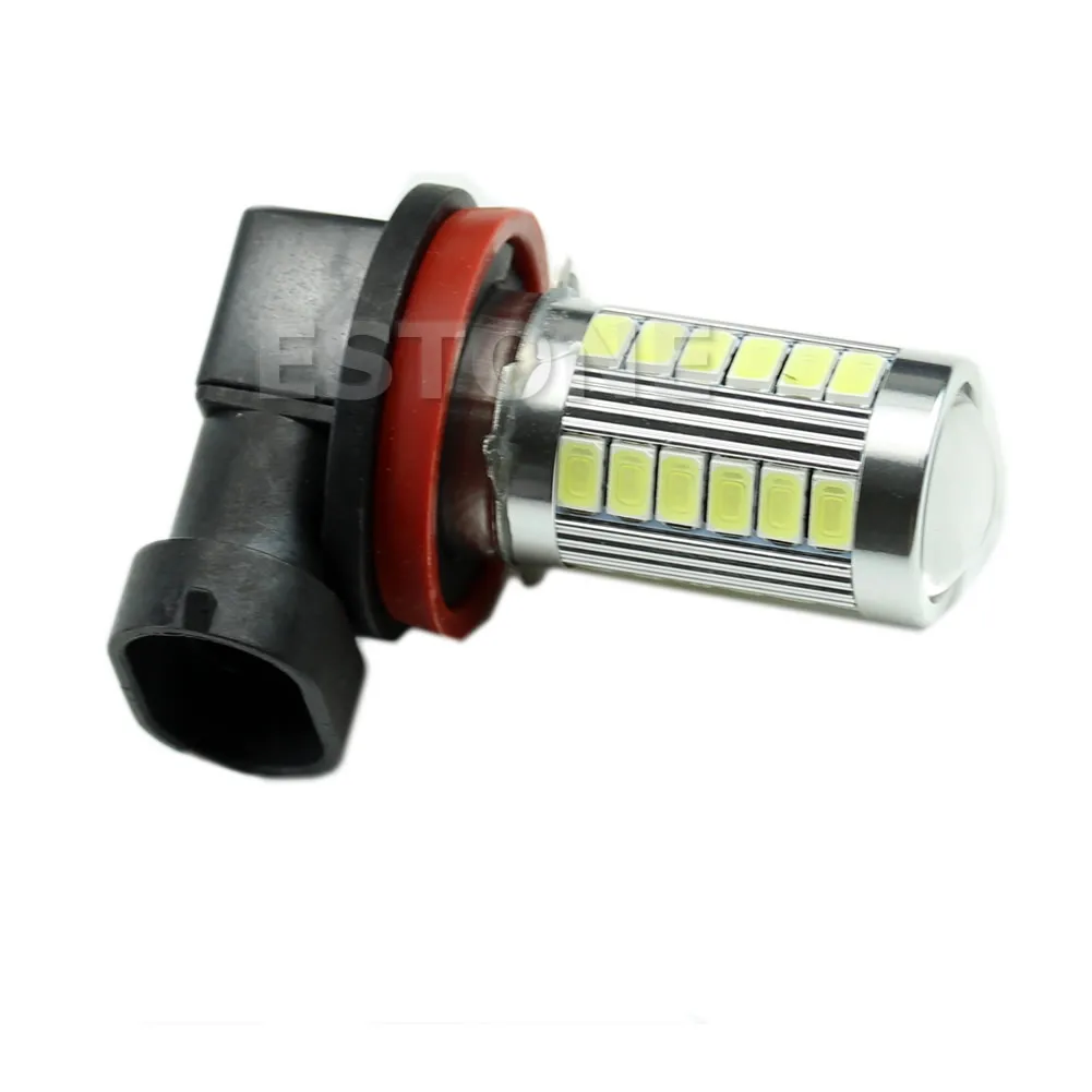 

H8 5630 SMD 33-LED Super Bright White Fog Light Driving Turning Lamp Bulb 12V Drop Ship No22