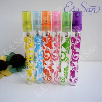 

DHL 50Set/Lot 6Pcs/set 10ml Rose Crystal Cut Glass Perfume Spray Bottles Atomizer Refillable Empty Bottle Hot Sale Free Shipping