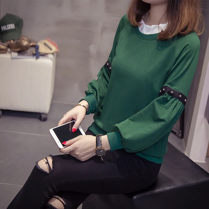

Mr.nut new loose Korean version of the fertilizer to increase thin hoodies fashion solid color women's hoodies