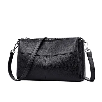 

Luxury Handbags Genuine Leather Crossbody Bags for Women Female Messenger Shoulder Bag Lady Small Square Flap Bag Bolsa Feminina