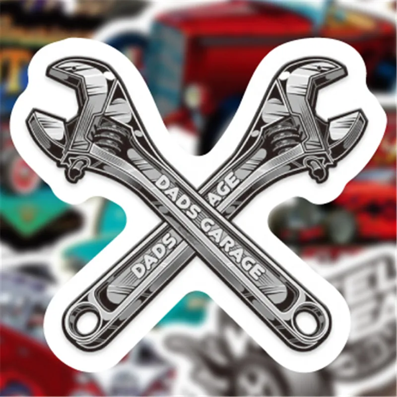 100PCS Pack Hot Rod Stickers For Adults Luggage Skateboard Laptop Motorcycle Anime sticker