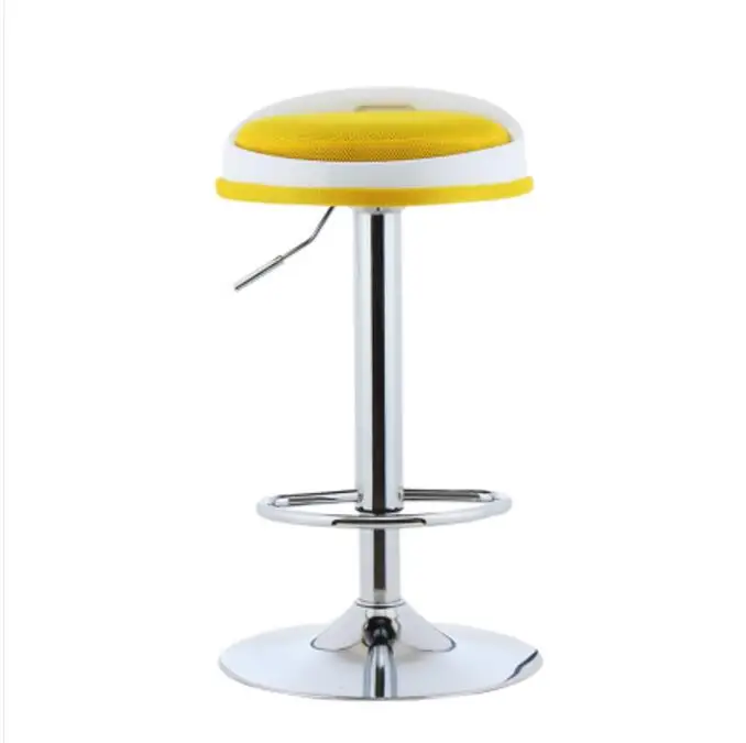 Swivel Lifting Chair Bar Stool Adjustable Height Rotatable Mesh Cloth with Footrest Bar/Office/Hair Salon/Cashier Chair cadeira Swivel Lifting Chair Bar Stool Adjustable Height Rotatable Mesh Cloth with Footrest Bar/Office/Hair Salon/Cashier Chair cadeira