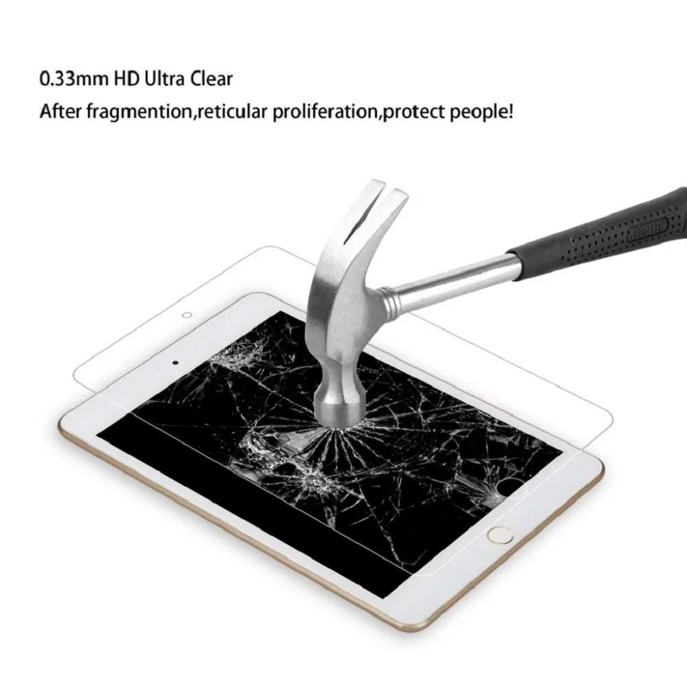 Закаленное стекло для Apple iPad 2 3 4 pro 5 6 Mini 9 7 защита экрана планшета ipad 10 12 2017