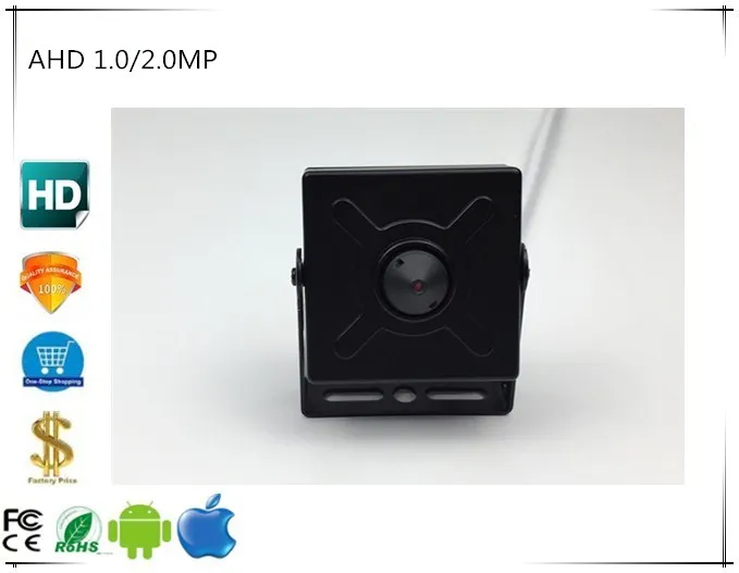 720/1080 AHD мини бокс камера всех цветов с объективом XM310 + H62 XM330 Sony IMX323 BNC DC 12V