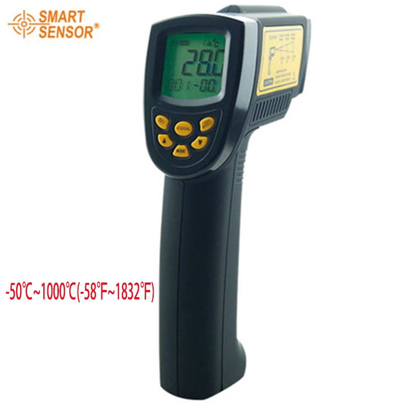 

Smart Sensor AR862D+ Digital IR Laser Point Gun non contact Infrared Thermometer