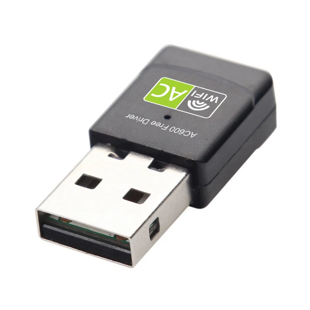 Kebidu USB WiFi адаптер USB Ethernet 5 ГГц USB2.0 Lan AC Wi Fi Dongle 600 Мбит/с сетевая карта Бесплатный драйвер беспроводной Wi-Fi приемник