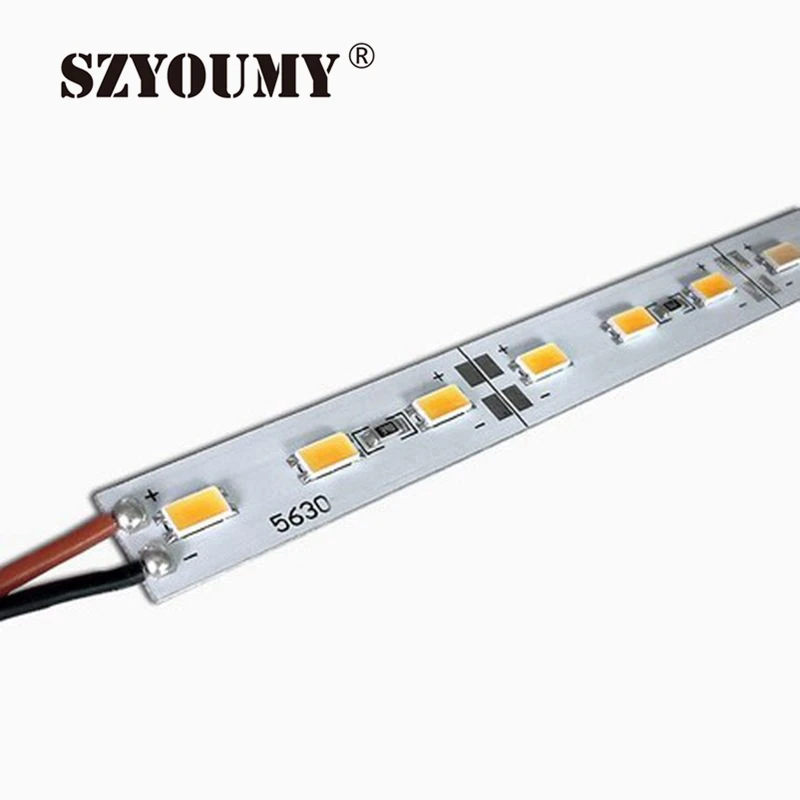 SZYOUMY 50 шт./лот 5730 светодиодная полоса освещения белый/теплый белый/холодный