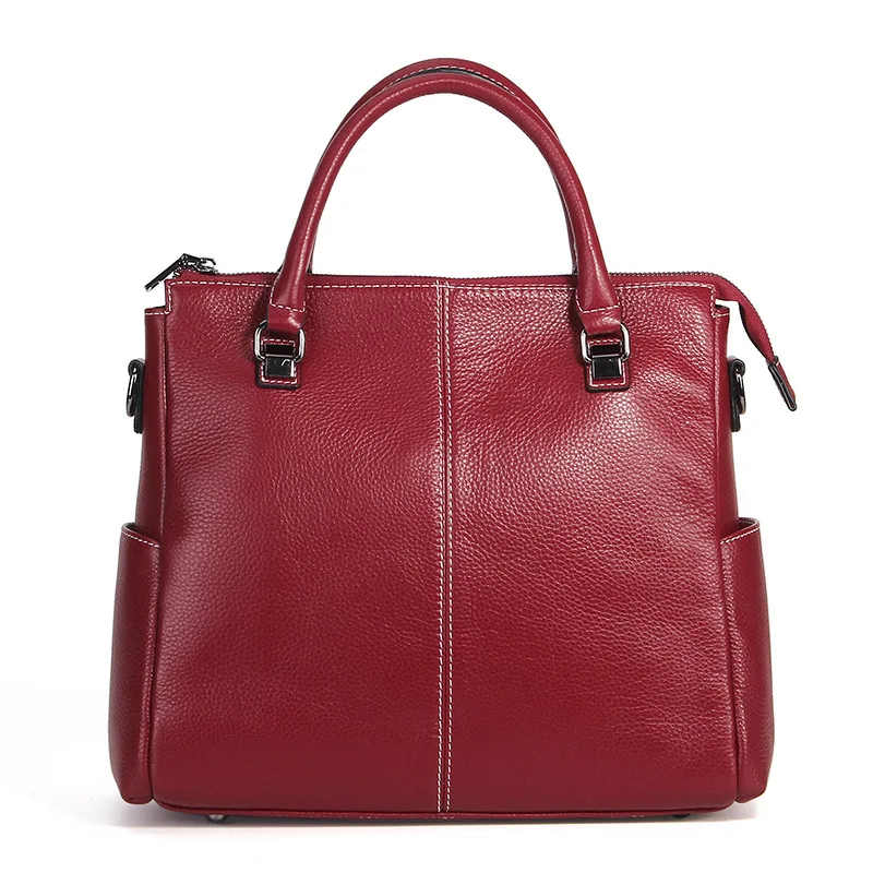 

New Fashion Women Leather Handbags Large Leather Tote Luxury Brand Handbags Women Bags Designer Zipper Women Shoulder Bags