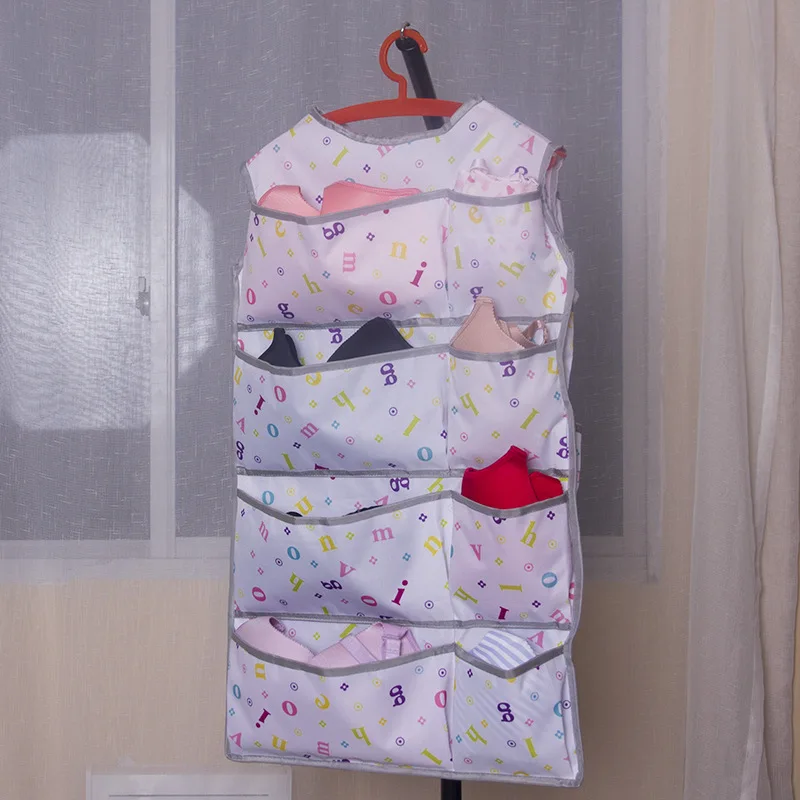 18 Pockets Storage bag Multifunction Wardrobe Underwear Socks Sorting Storage...