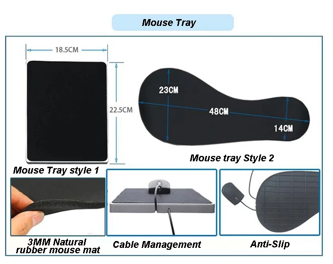 mouse pad support