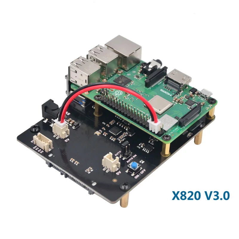 Raspberry Pi 3 Modell B + SATA HDD/SSD Lagerung Expansion Board X820 USB 3.0 Expansion Board Kompat