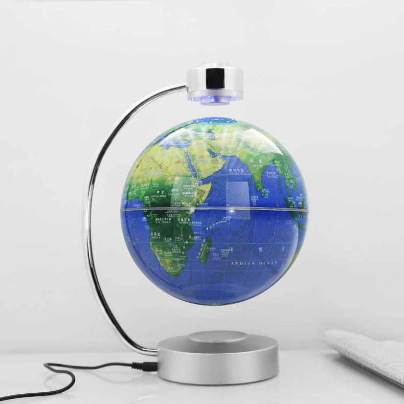 Креативная Новинка Maglev Globe L настольные лампы прикроватная лампа для спальни декоративная настольная лампа детская обучающая лампа