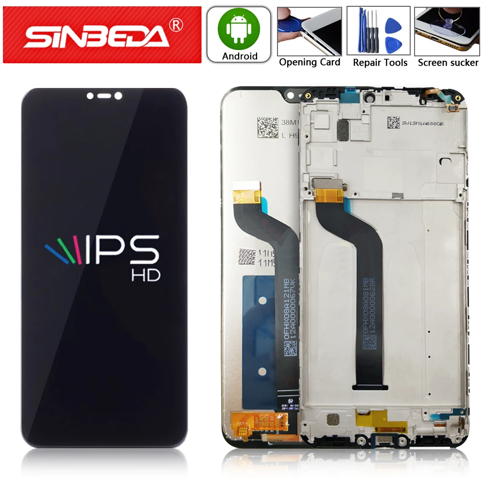5,8" для Xiao mi Red mi 6 Pro ЖК-дисплей сенсорный экран дигитайзер с рамкой для Xiaomi mi A2 Lite дисплей экран для Red mi 6 Pro