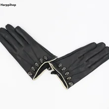 Новинка, женские летние перчатки, модные, сексуальные, для танцев на шесте, для вождения, без пальцев, с заклепками, скелет, кожаные перчатки, перчатки для Хэллоуина, варежки