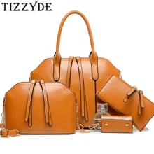 Высококачественная женская сумка композитная сумка 4 шт. в форме женские сумки известных брендов женские сумки через плечо Feminina CQ73