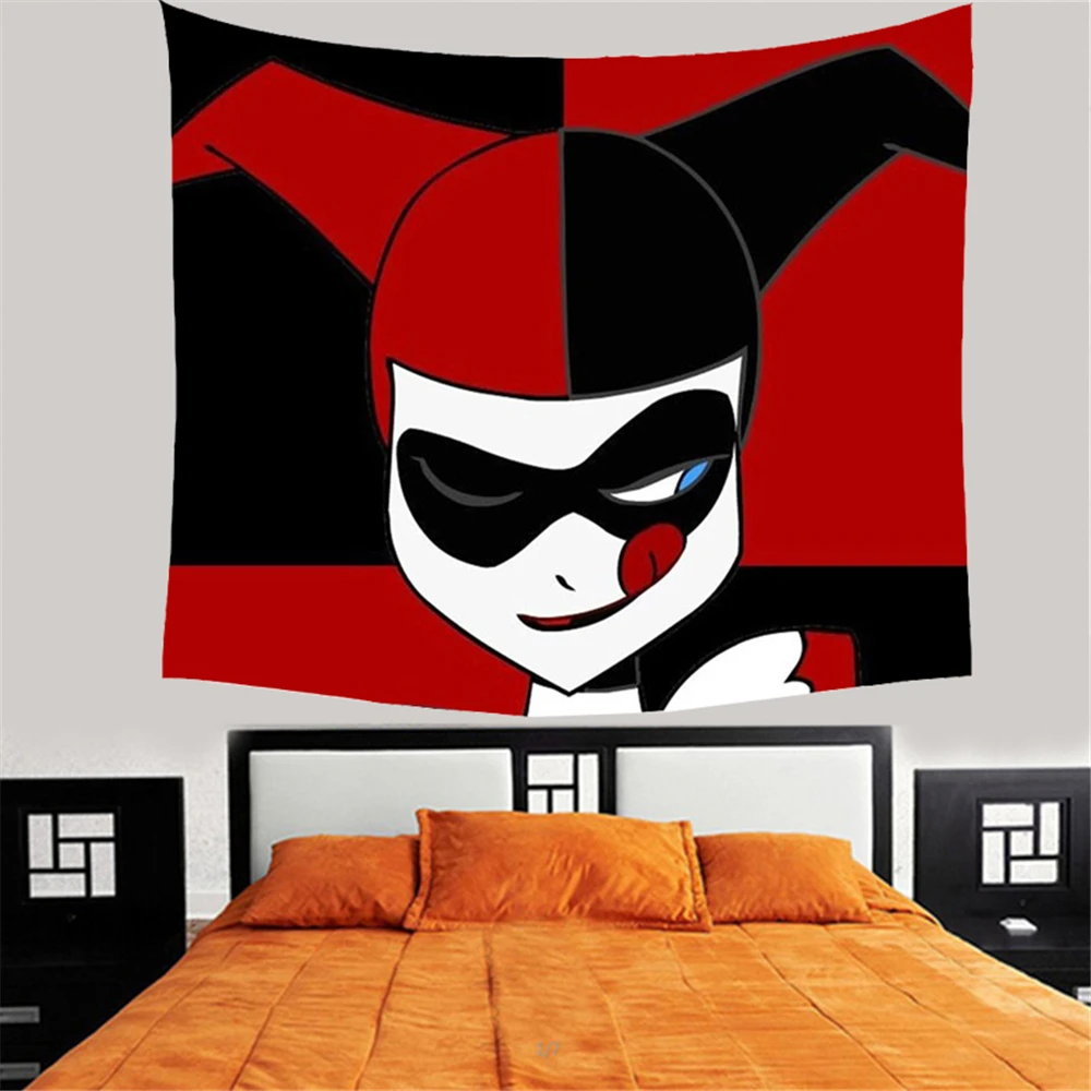 Fashion Home Decor Comic Book Characters Pattern Tapestry