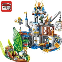 

Enlighten Castle Heros Glory Boat War Building Blocks Children Toys Gifts Blocks For Knight Ship Blocks