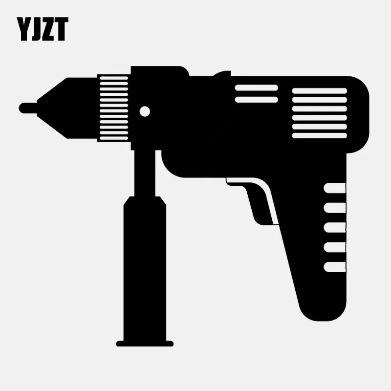 

YJZT 15CM*12CM Reflective Hardware Electromechanical Drill Vinly Car Sticker C22-0534