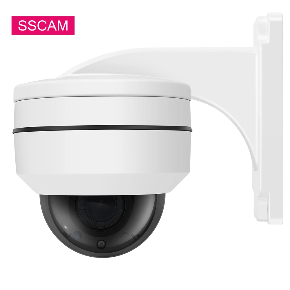 

8MP Dome IP PTZ CCTV Camera Starlight Pan Tilt 4xZoom Colored Night Vision Waterproof Surveillance Camera with Bracket