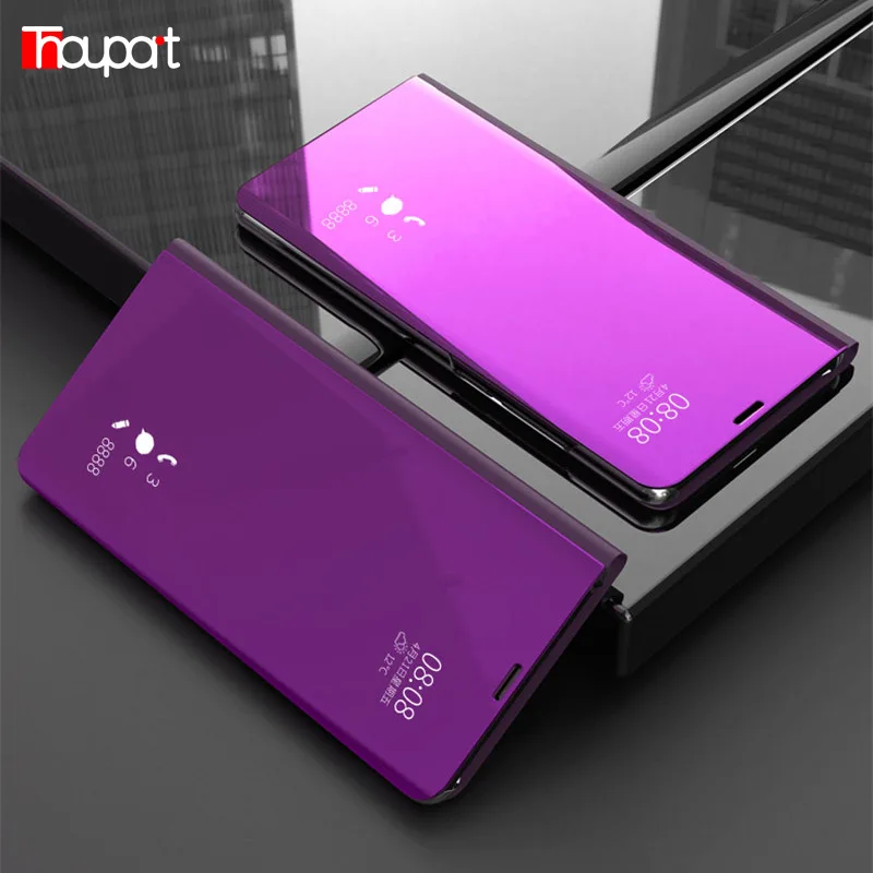 

For Huawei P20 Case P10 Lite Mirror Cases Cover Filp Book Leather + PC Smart Case For Huawei P30 Pro Huawei P 10 Plus Mate 20 X