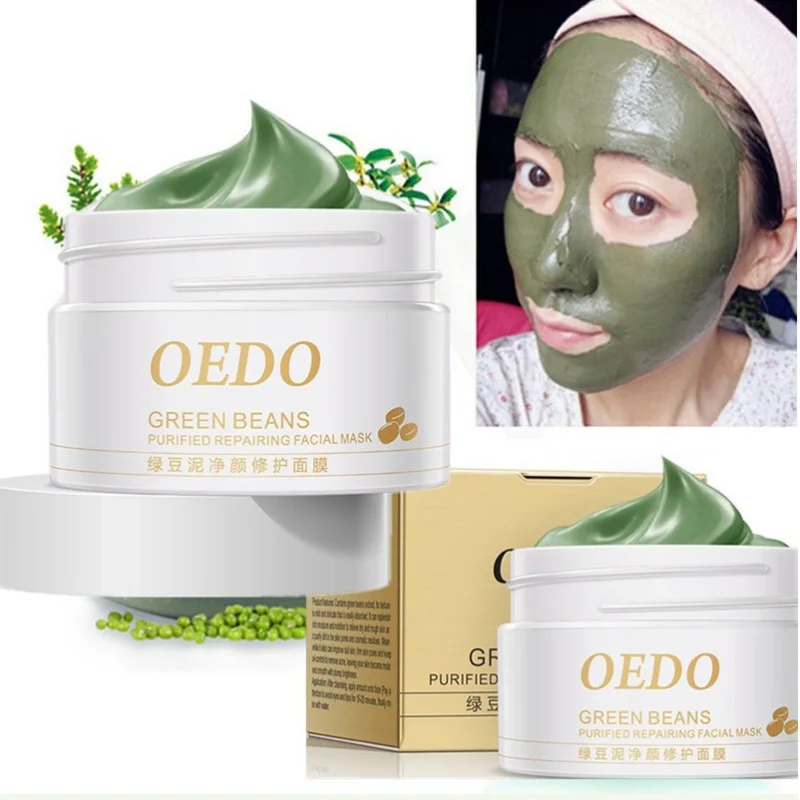 

The Latest Face Cleansing Mung Bean Mud Peeling Acne Blackhead Treatment Mask Remover Contractive Pore Whitening Hydrating Care