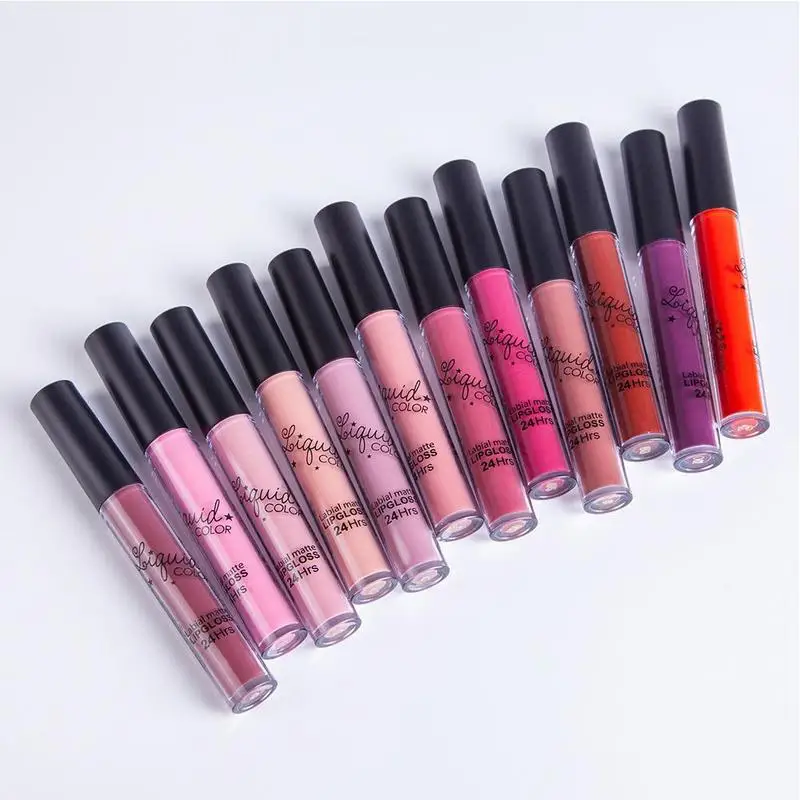 

Lip Gloss Paint Lipstick Glossy Non-stick Waterproof Super Long Lasting Makeup