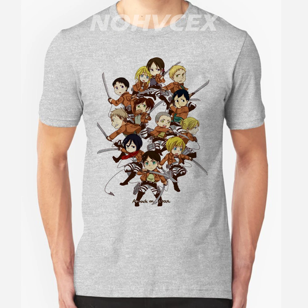 anime costume Leisure 100/% cotton T-shirt Shingeki no Kyojin Scout Legion