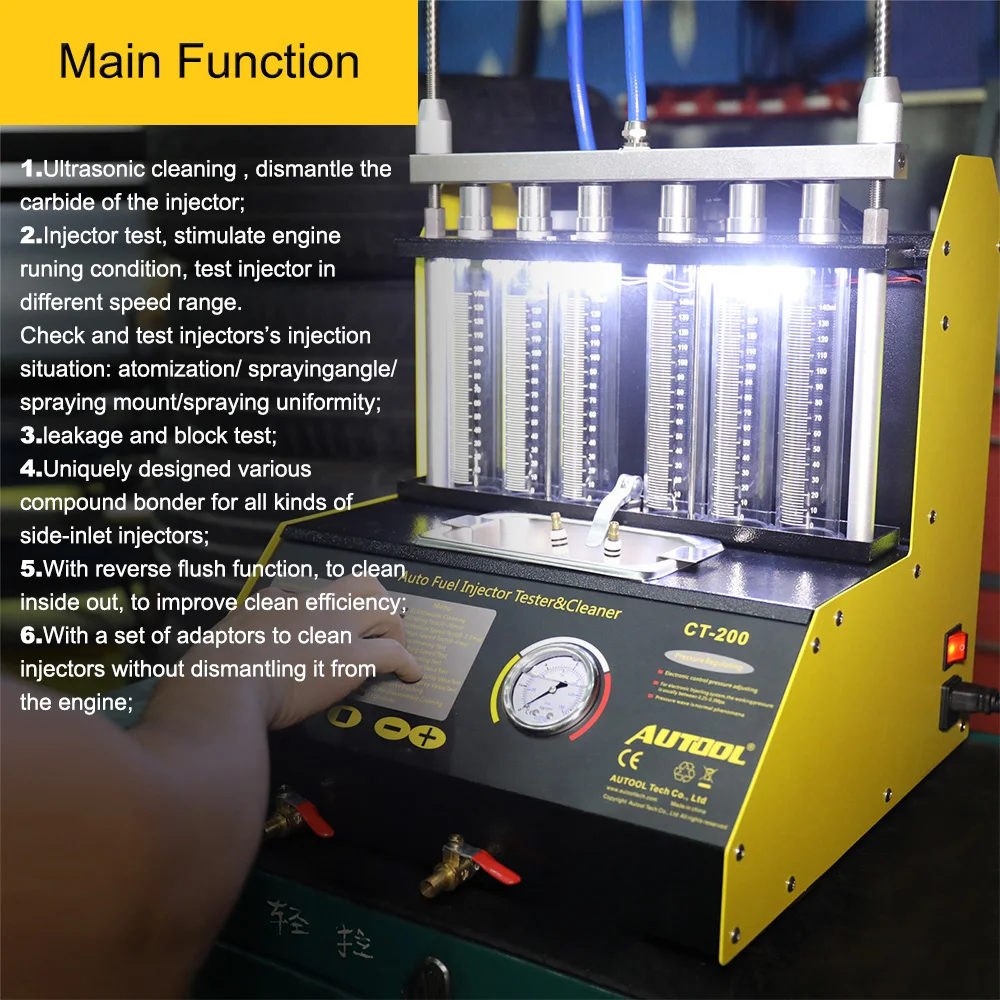 Autool Car Fuel Injector Cleaning Machine  (3)