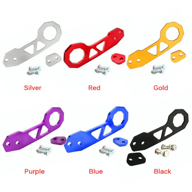 6 Colors Universal Racing Car Rear Tow Hook High Quality Aluminum Alloy Rear Tow Hook Car Towing Bars 6 Colors Universal Racing Car Rear Tow Hook High Quality Aluminum Alloy Rear Tow Hook Car Towing Bars