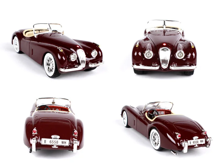 1:24 Scale 1951 XK 120 Roadster классический автомобиль трансформер модель детских игрушек