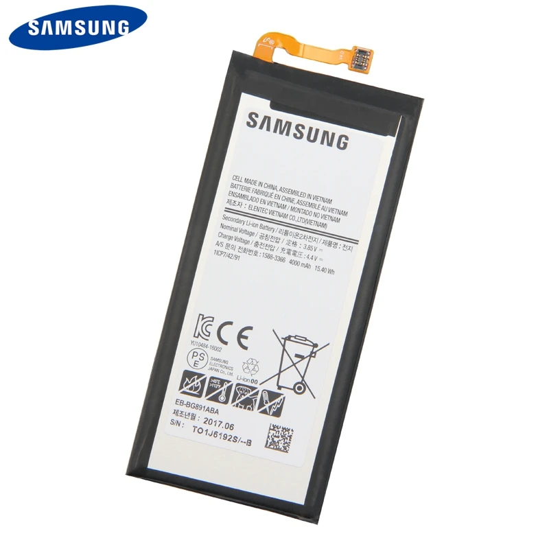 Оригинальная запасная батарея для телефона EB BG891ABA Samsung Galaxy S7 Active аутентичная